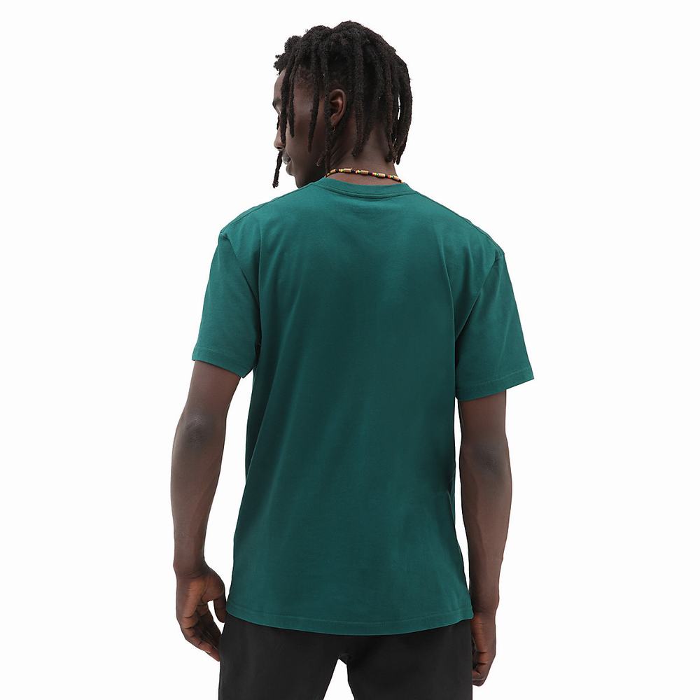 Camiseta Vans Classic Hombre Verde | SOV206347