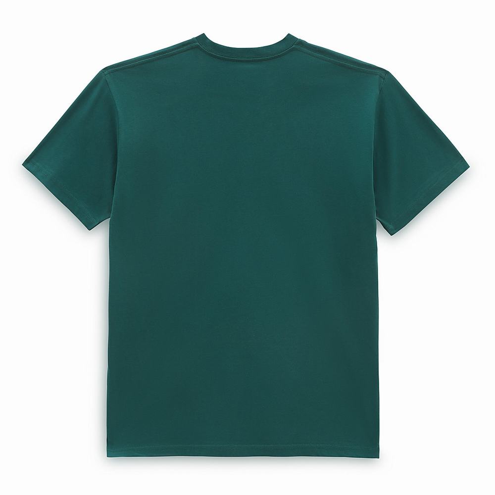 Camiseta Vans Classic Hombre Verde | SOV206347