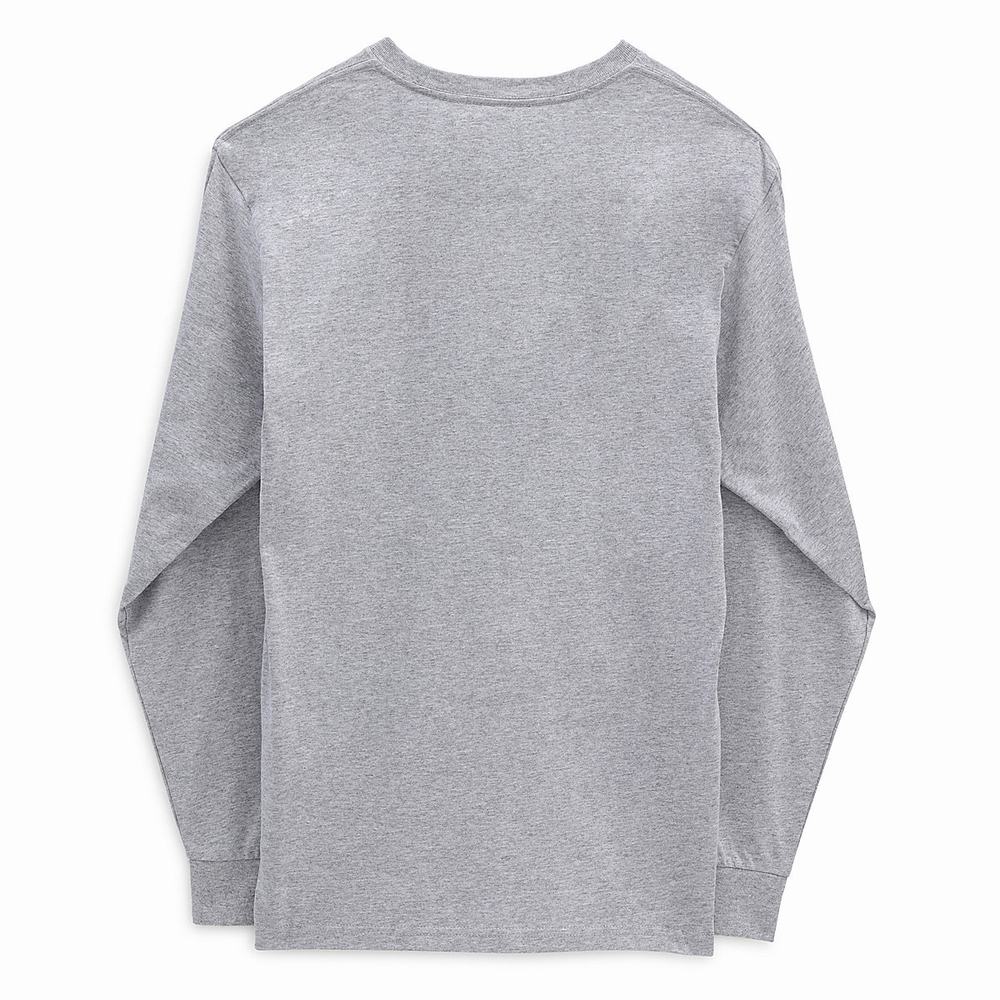 Camiseta Vans Classic Long Sleeve Hombre Gris | FJG496073