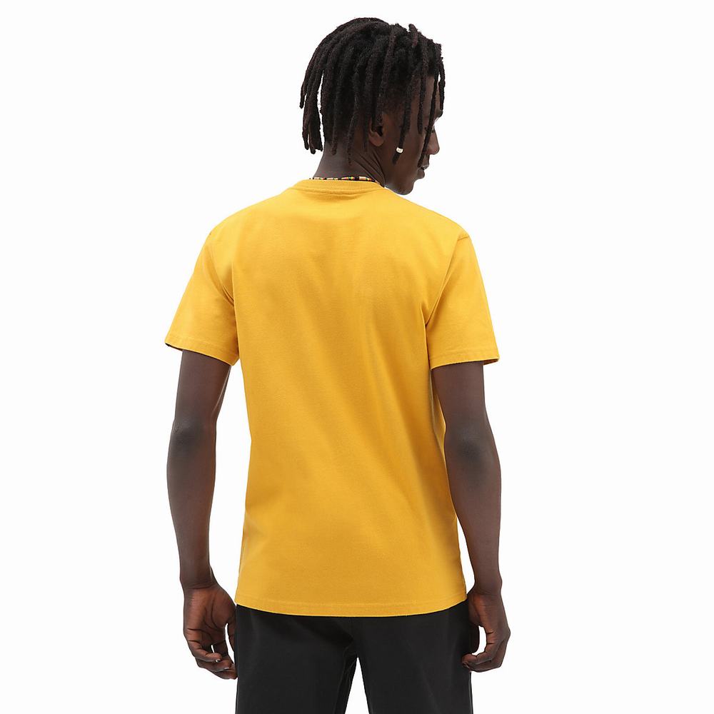 Camiseta Vans Coasting In Hombre Amarillo/Naranjas | XNV186304