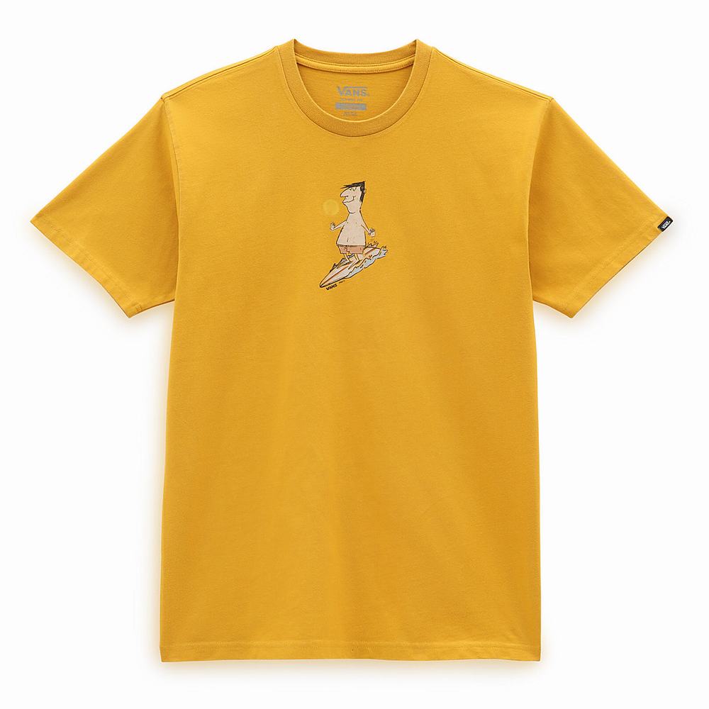 Camiseta Vans Coasting In Hombre Amarillo/Naranjas | XNV186304