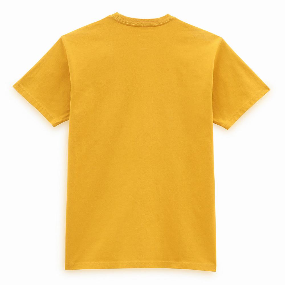 Camiseta Vans Coasting In Hombre Amarillo/Naranjas | XNV186304