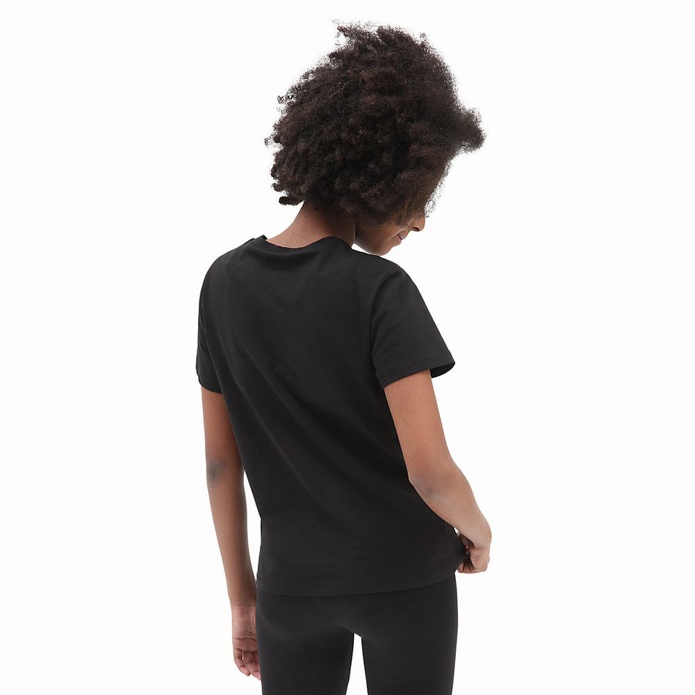 Camiseta Vans Dalmatian V Crew (8-14 years) Niños Negras | OMR893165