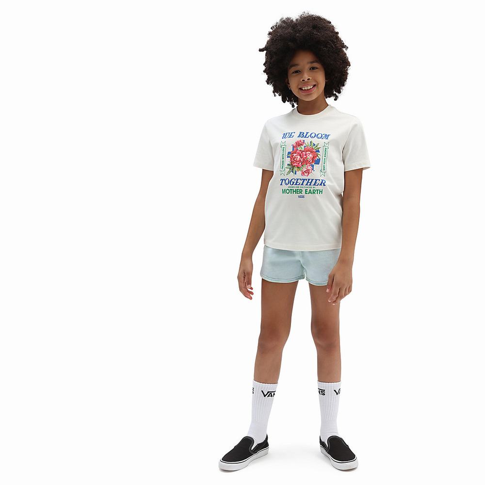 Camiseta Vans Eco Positivity (8-14 years) Niños Blancas | WGO721985