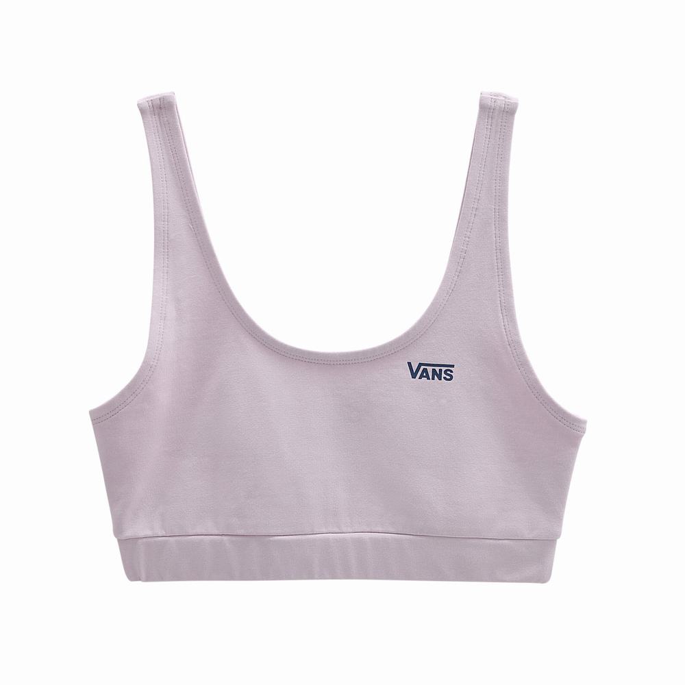 Camiseta Vans Flying V Bralette Mujer Rosas | CVW386014