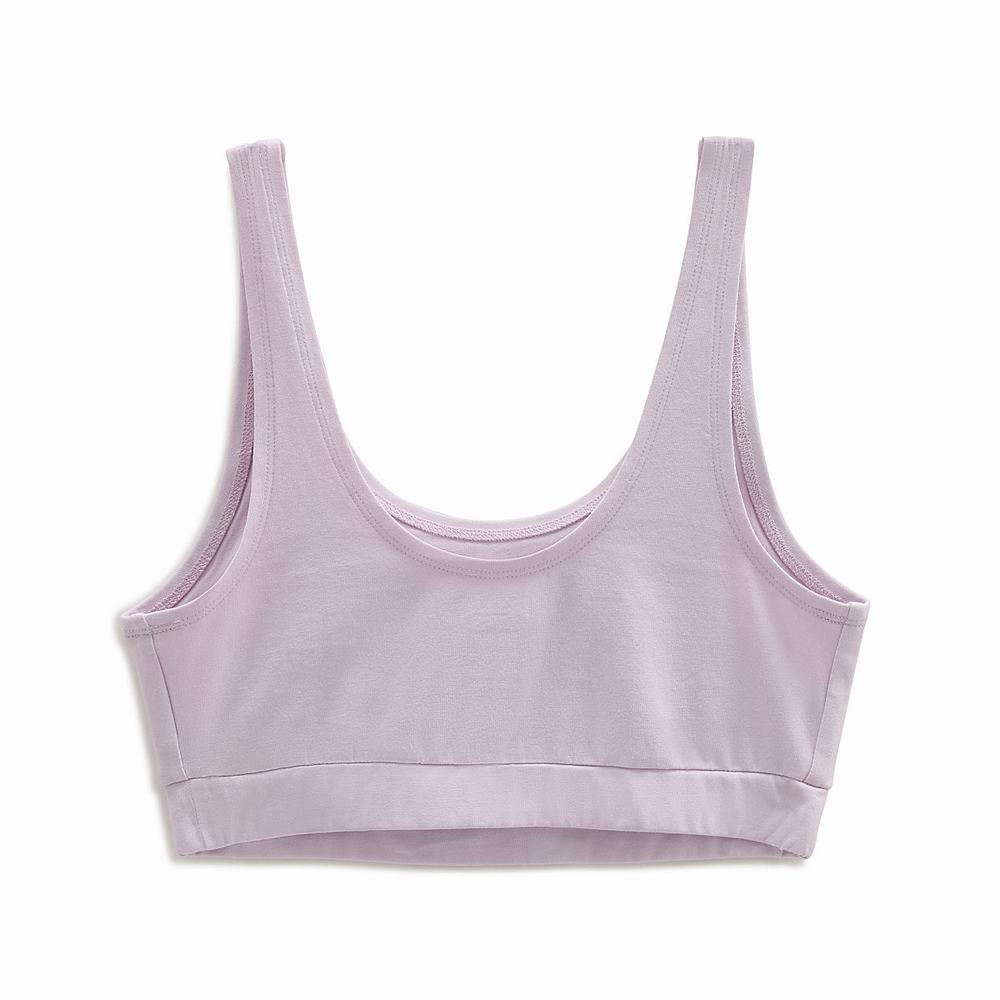 Camiseta Vans Flying V Bralette Mujer Rosas | CVW386014