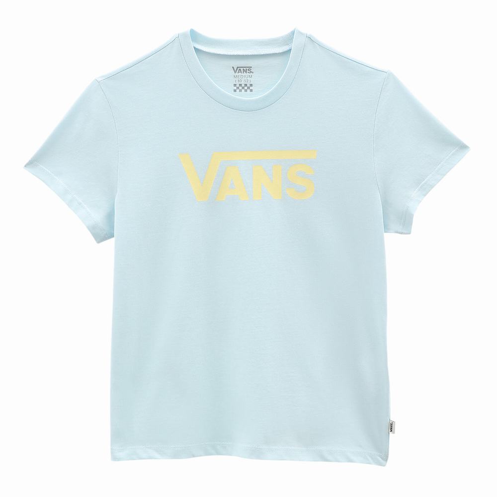 Camiseta Vans Flying V Crew (8-14 years) Niños Azules | ASV432675