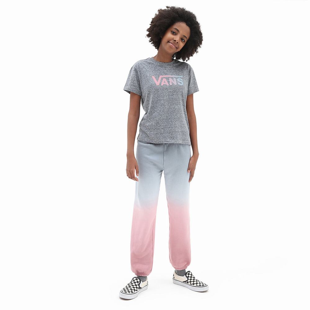 Camiseta Vans Flying V Crew (8-14 years) Niños Gris | AVM126087