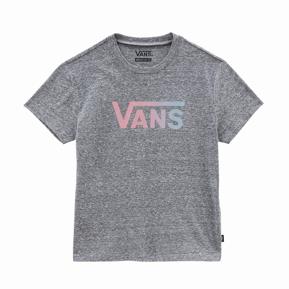 Camiseta Vans Flying V Crew (8-14 years) Niños Gris | AVM126087