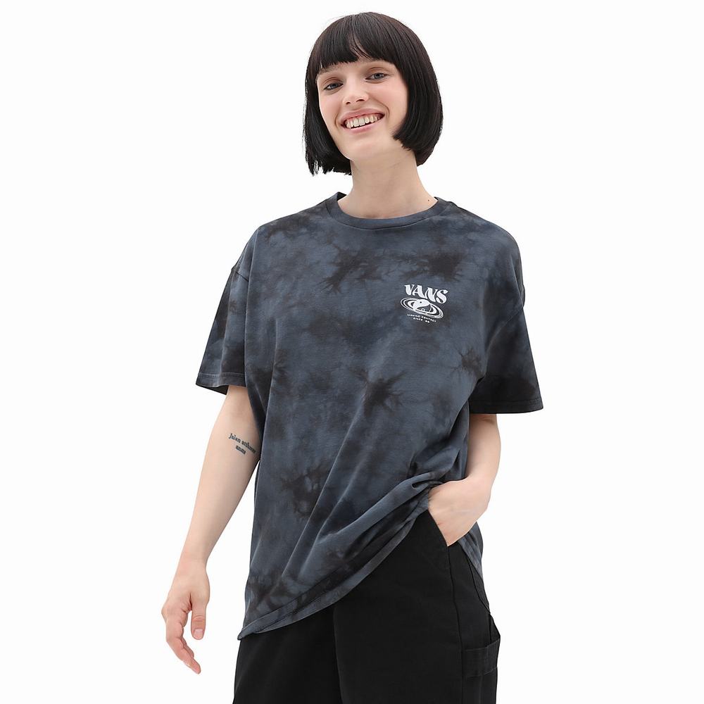 Camiseta Vans Funtasy Oversized Mujer Azules | FMB072895