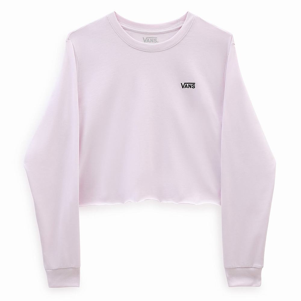 Camiseta Vans Junior V Long Sleeve Mujer Rosas | NMF307812