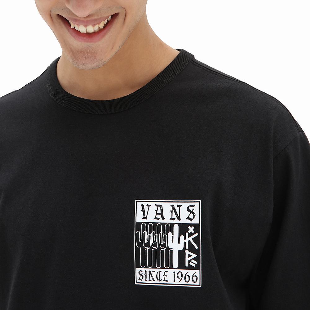 Camiseta Vans Kevin Peraza Off The Wall Hombre Negras | HZX689470