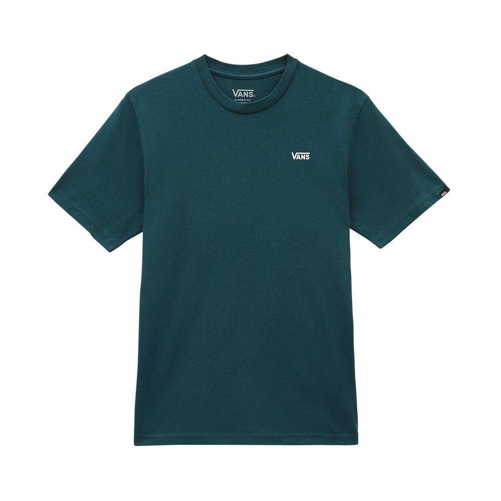 Camiseta Vans Left Chest (8-14 years) Niños Azules | LIG357620