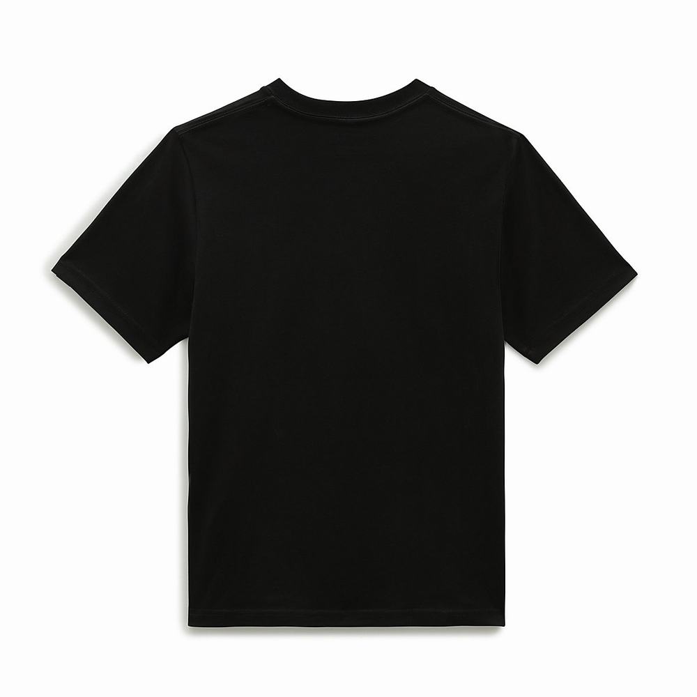 Camiseta Vans Left Chest (8-14 years) Niños Negras | SRI957648