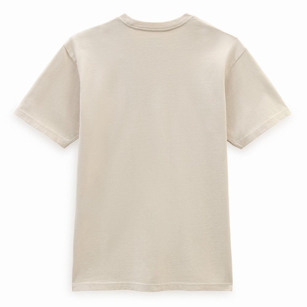 Camiseta Vans Life Hombre Beige | VTB039187