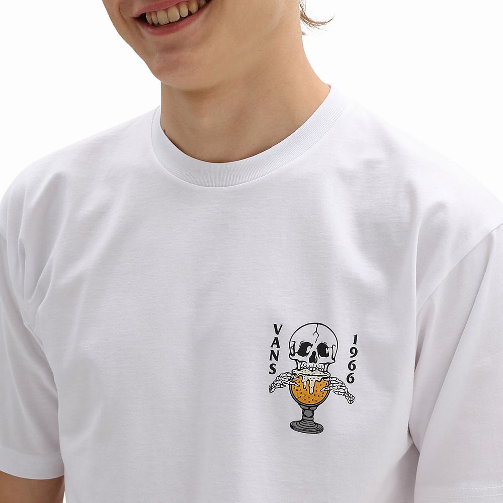 Camiseta Vans Lift Em High Hombre Blancas | OMF358071