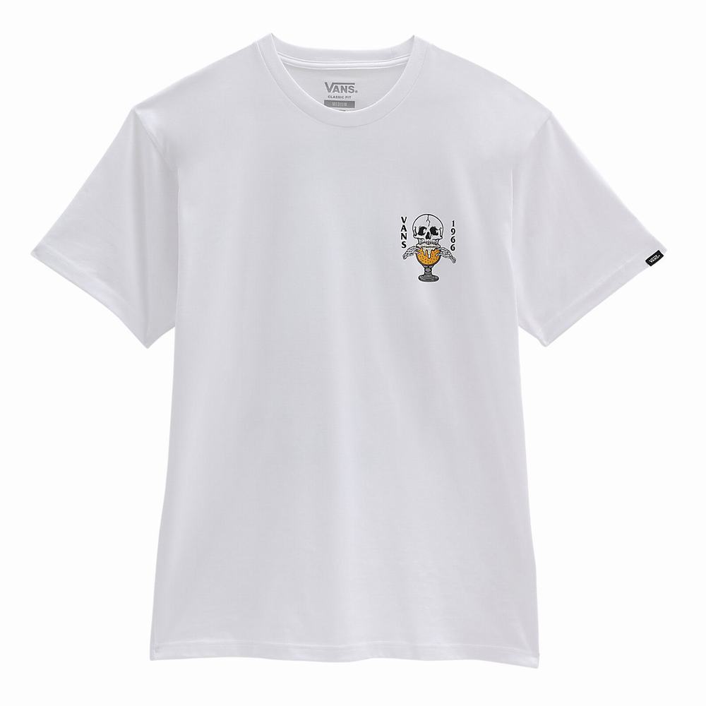 Camiseta Vans Lift Em High Hombre Blancas | OMF358071