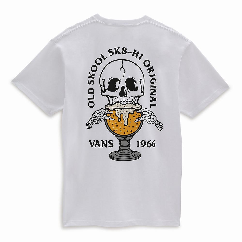 Camiseta Vans Lift Em High Hombre Blancas | OMF358071