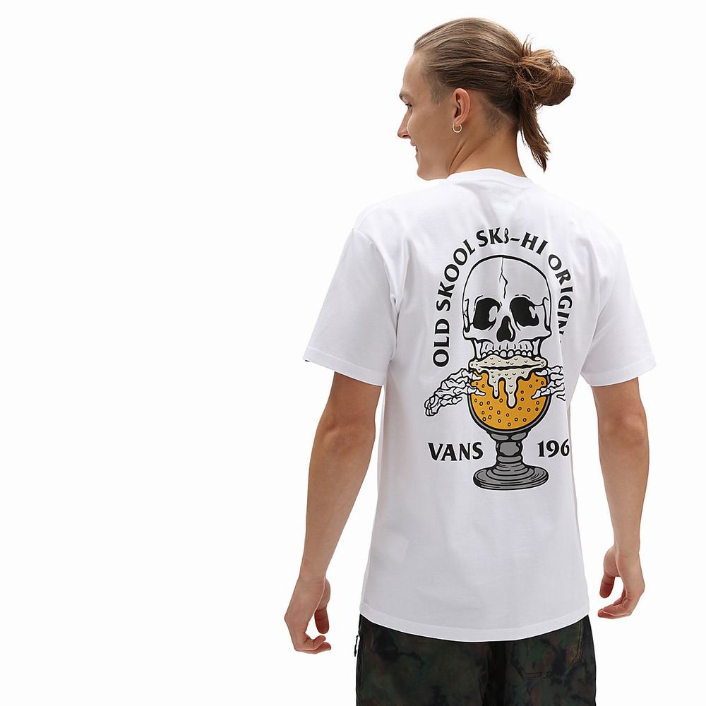 Camiseta Vans Lift Em High Hombre Blancas | OMF358071