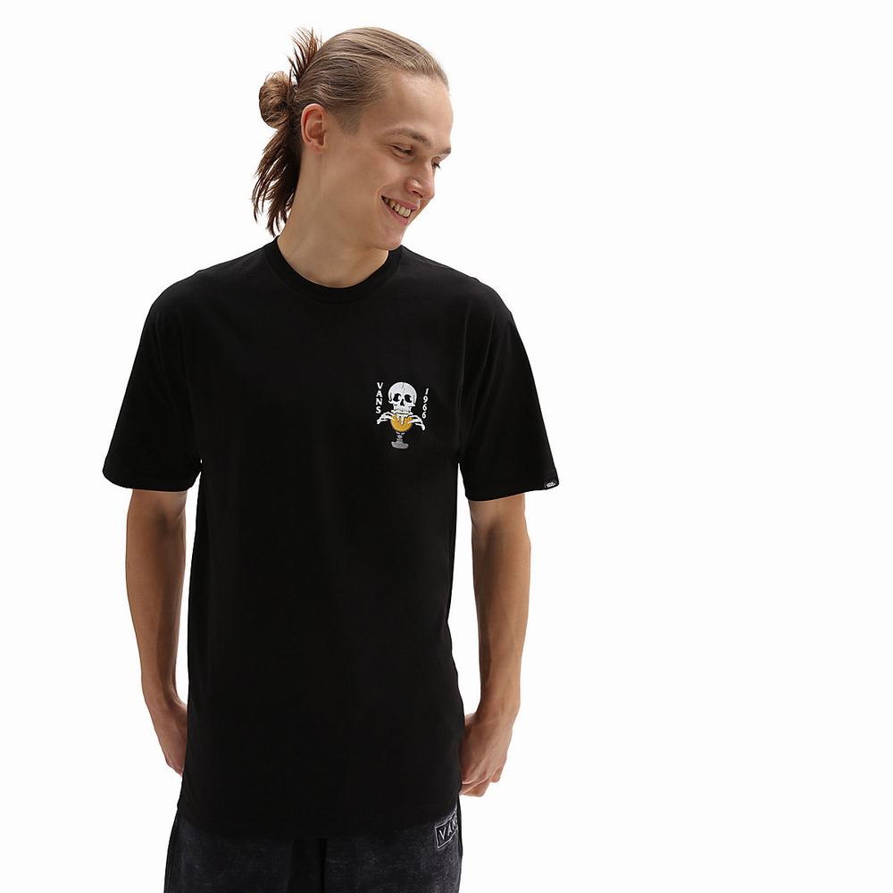 Camiseta Vans Lift Em High Hombre Negras | GEQ182037