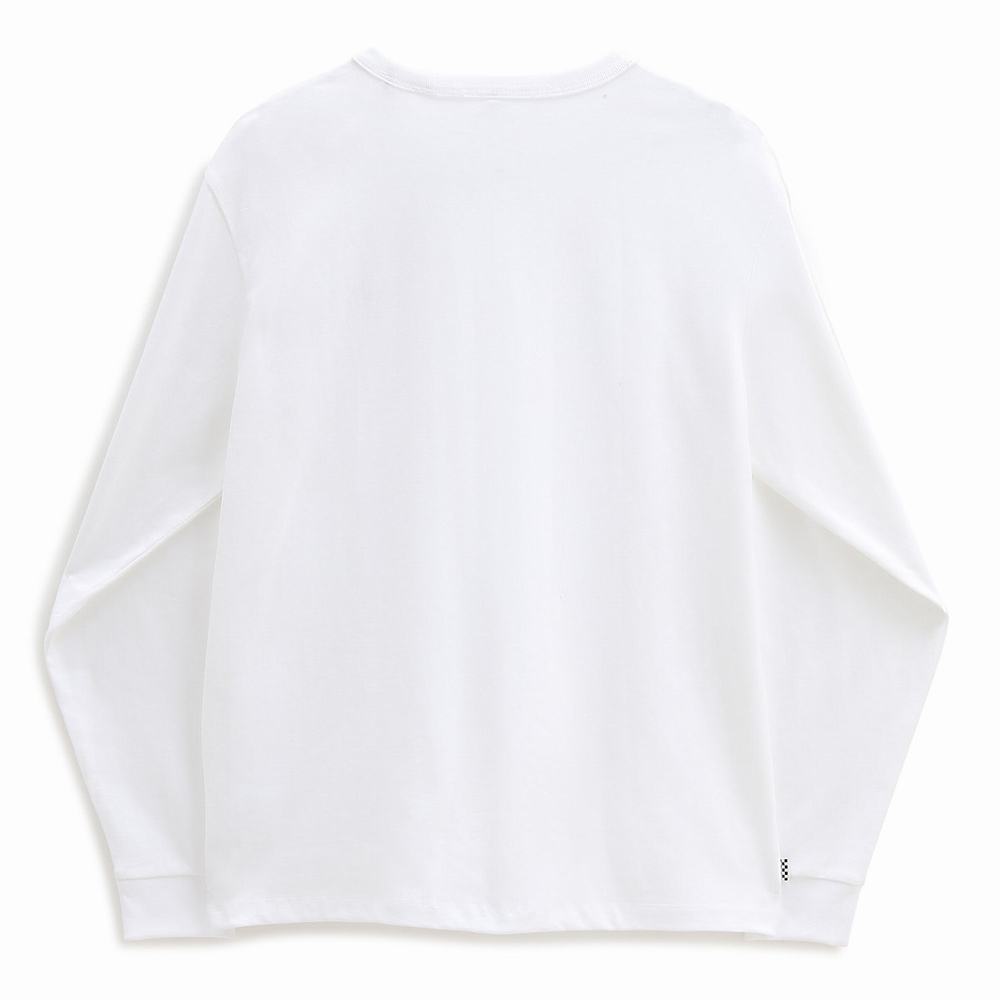 Camiseta Vans Long Sleeve OTW Mujer Blancas | WXL498715