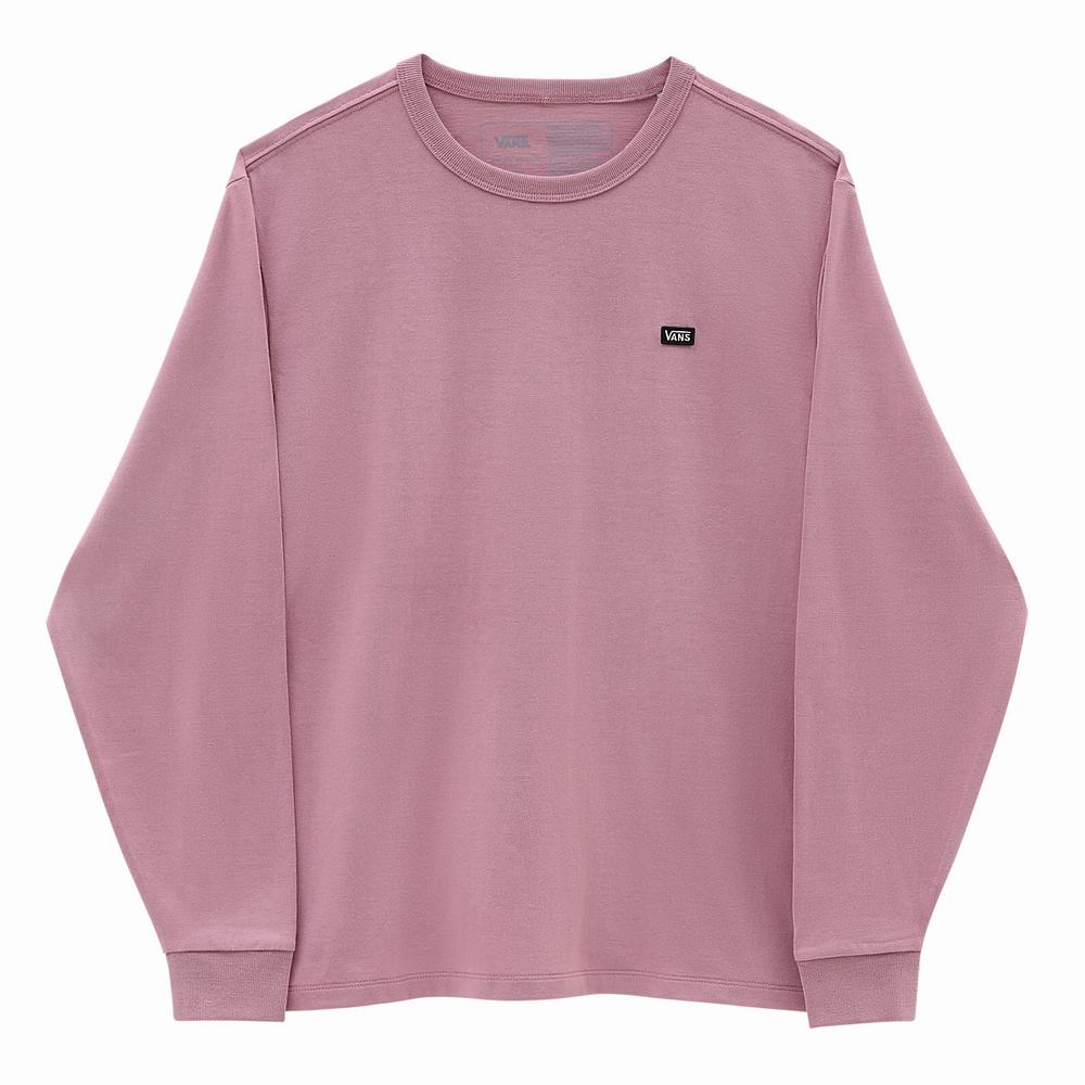 Camiseta Vans Long Sleeve OTW Mujer Rosas | ZTM345876