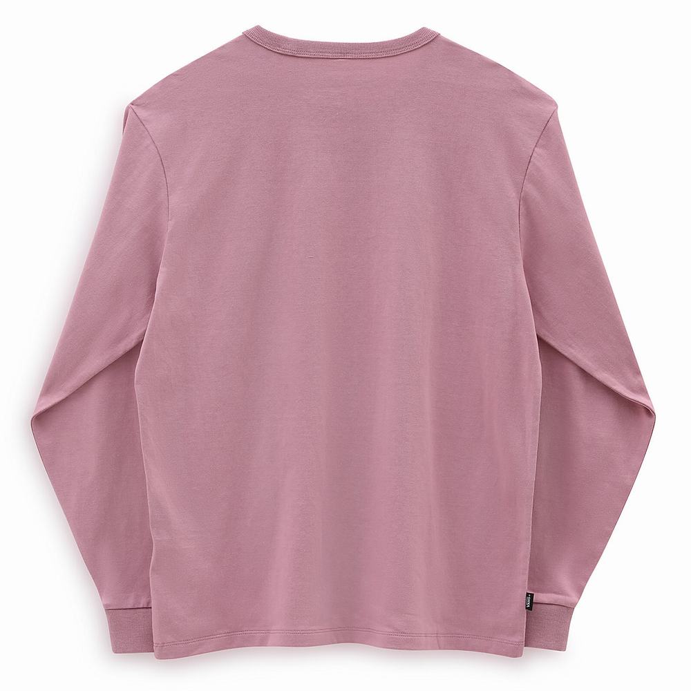 Camiseta Vans Long Sleeve OTW Mujer Rosas | ZTM345876