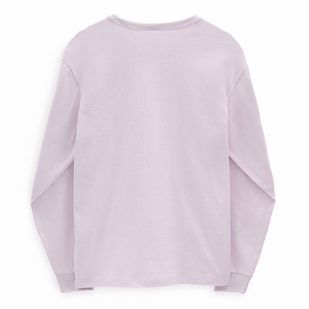 Camiseta Vans Long Sleeve OTW Pocket Mujer Rosas | QSY315980