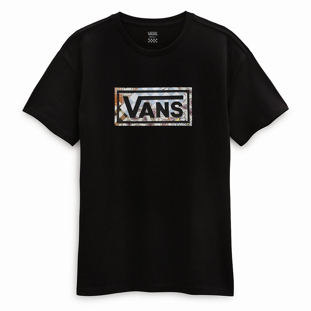 Camiseta Vans Meadow Mujer Negras | EKF891672