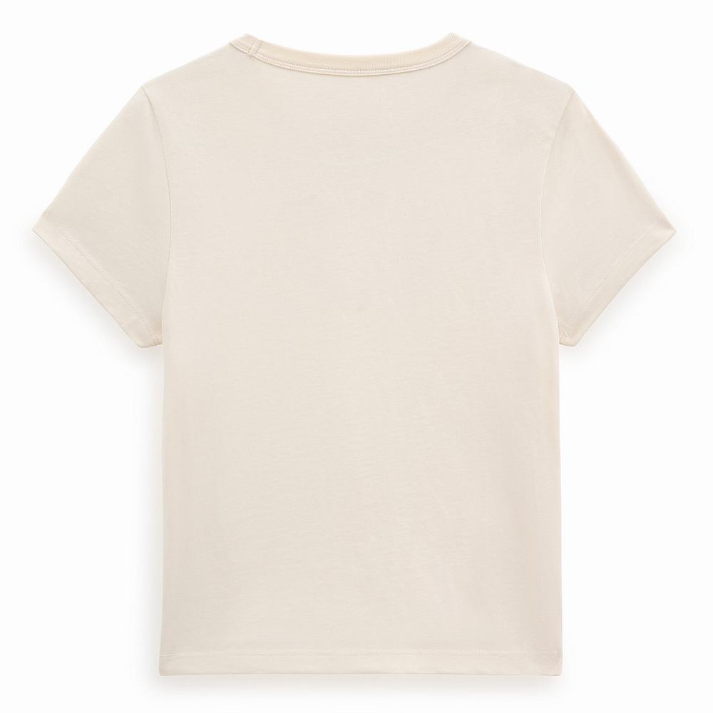 Camiseta Vans Mini Mujer Blancas | ULN580721