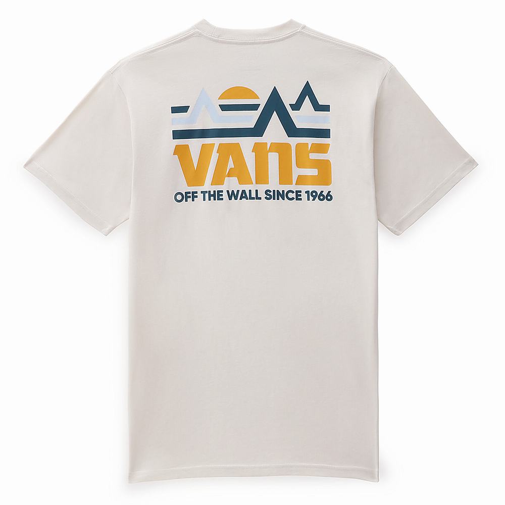 Camiseta Vans Mt. Vans Hombre Blancas | BLU215739