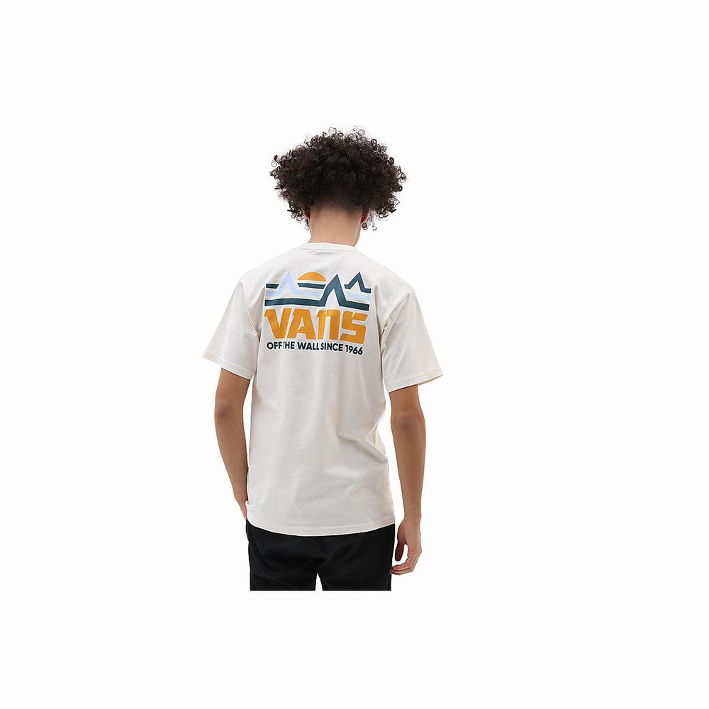 Camiseta Vans Mt. Vans Hombre Blancas | BLU215739