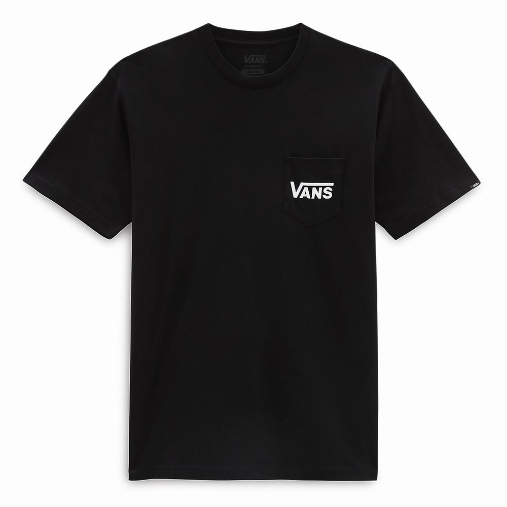 Camiseta Vans OTW Classic Back Hombre Negras | HKU348612