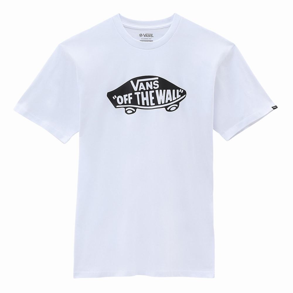 Camiseta Vans OTW Classic Front Hombre Blancas | BDV328654