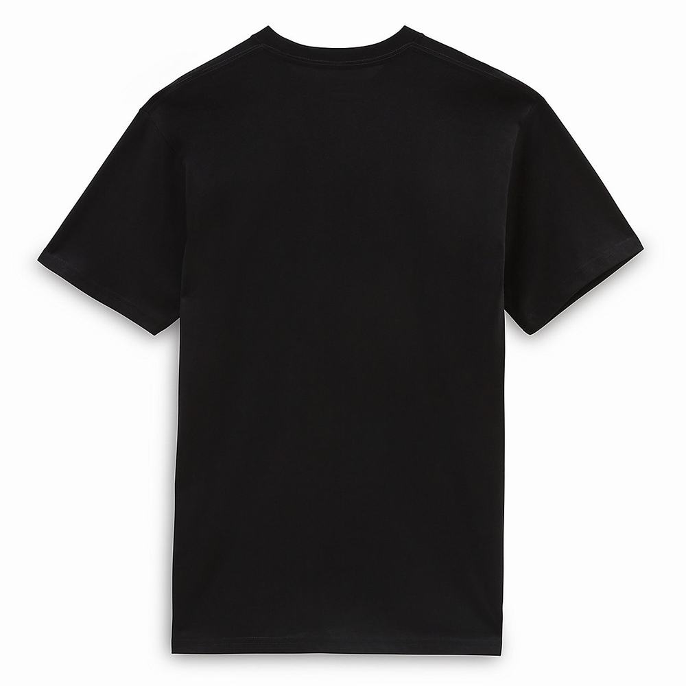 Camiseta Vans OTW Classic Front Hombre Negras/Blancas | VSP180925