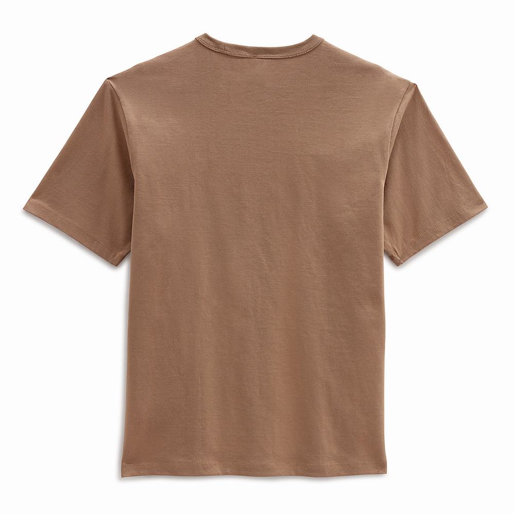 Camiseta Vans OTW Mujer Beige | XGS927058