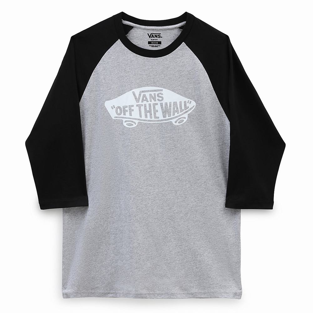 Camiseta Vans OTW Raglan Hombre Gris | HFM659018