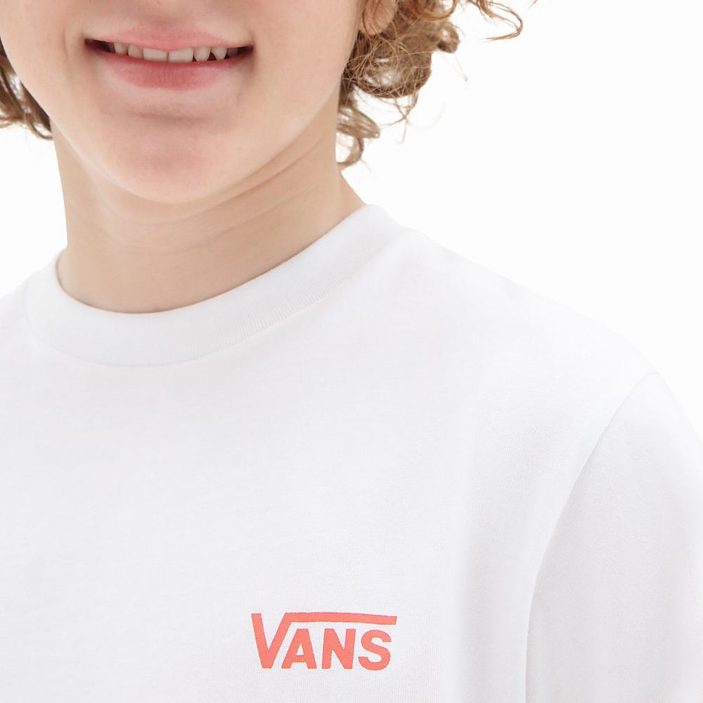 Camiseta Vans Off The Grill (8-14 years) Niños Blancas | CPR098527