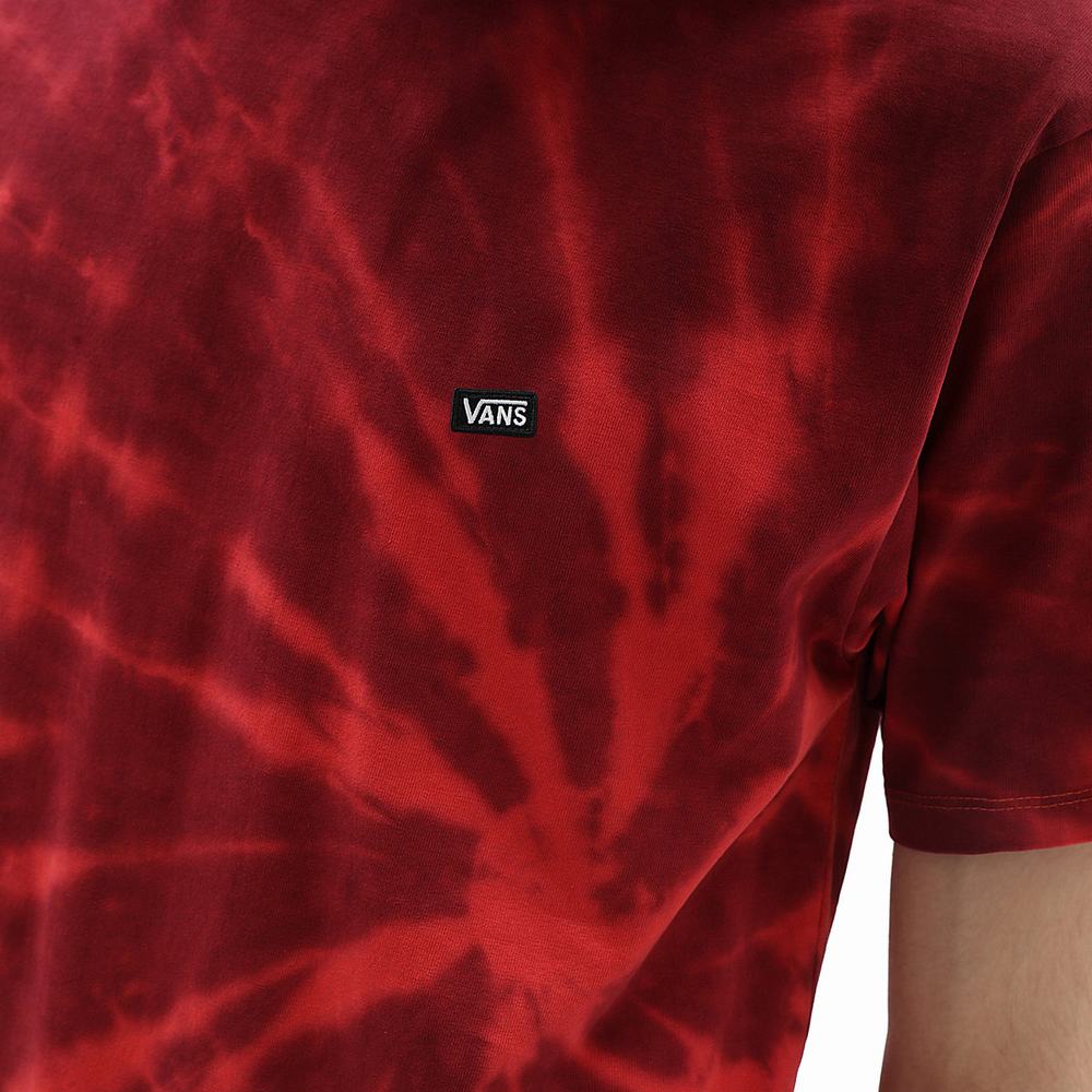 Camiseta Vans Off The Wall Classic Burst Hombre Rojas | BMF791045