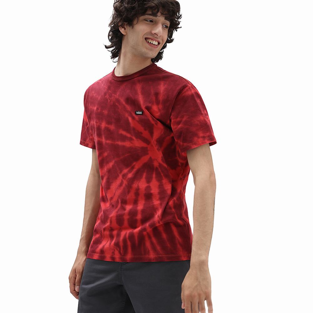 Camiseta Vans Off The Wall Classic Burst Hombre Rojas | BMF791045