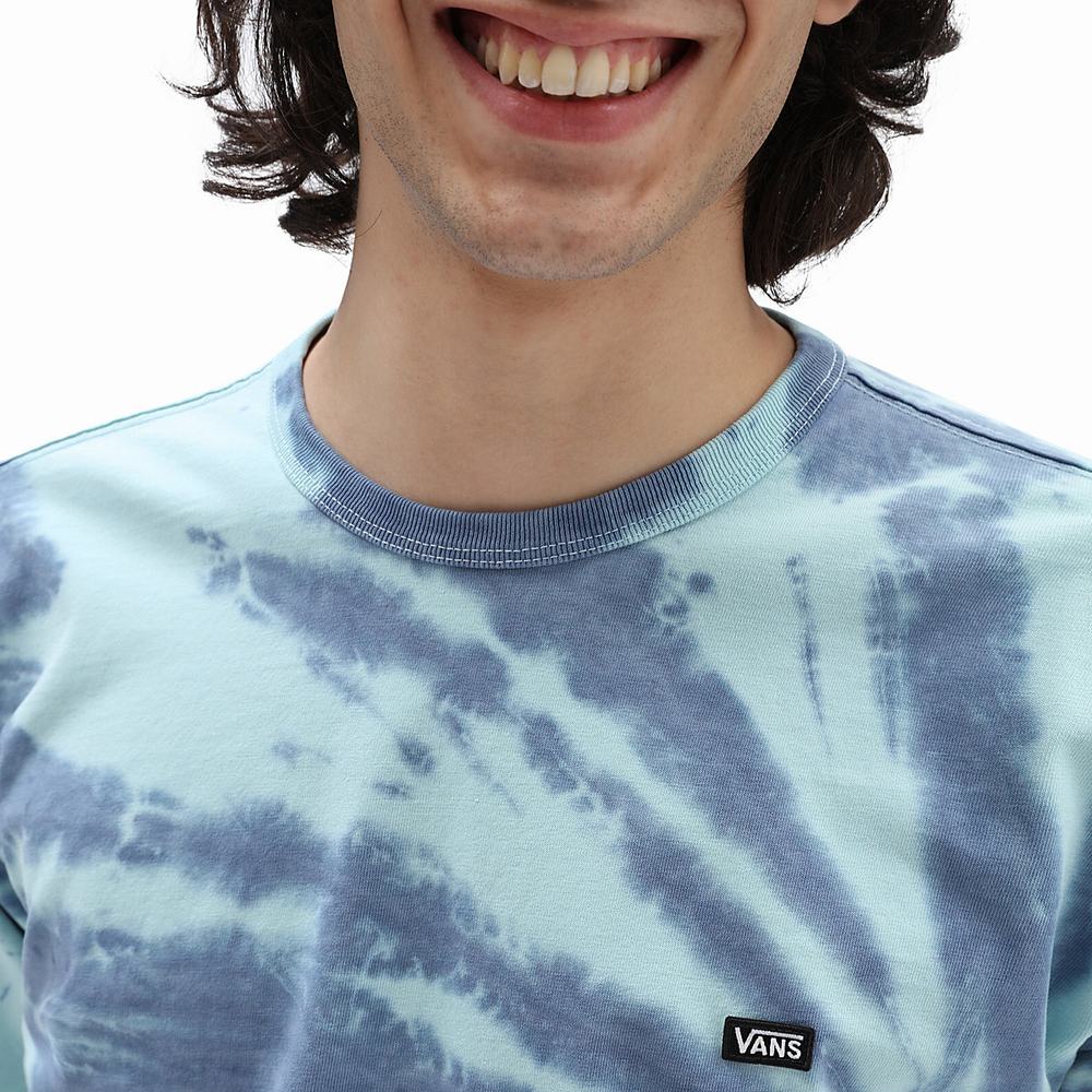 Camiseta Vans Off The Wall Classic Burst Hombre Azules | YFV194087