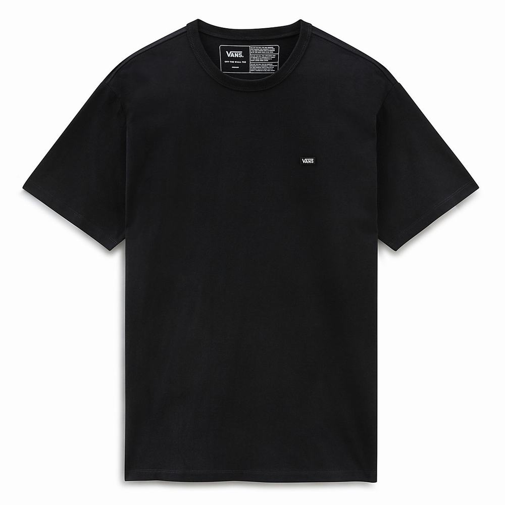 Camiseta Vans Off The Wall Classic Hombre Negras | SZJ902378