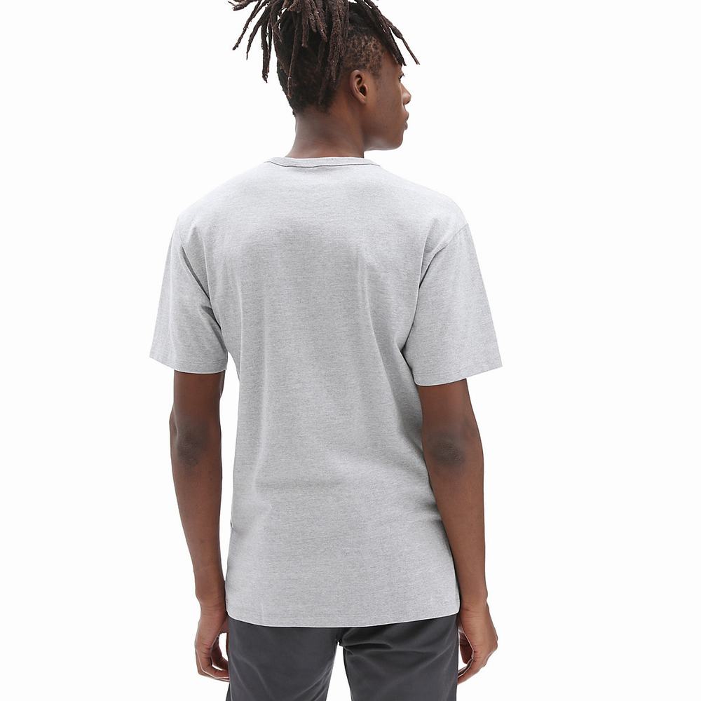 Camiseta Vans Off The Wall Classic Hombre Gris | VOH724895