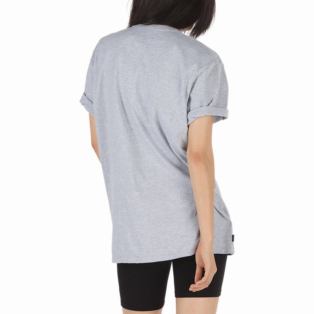 Camiseta Vans Off The Wall Classic Hombre Gris | VOH724895