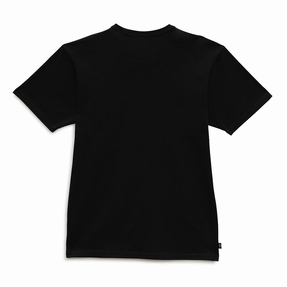 Camiseta Vans Off The Wall Estampadas Pocket Hombre Negras | TKN093127