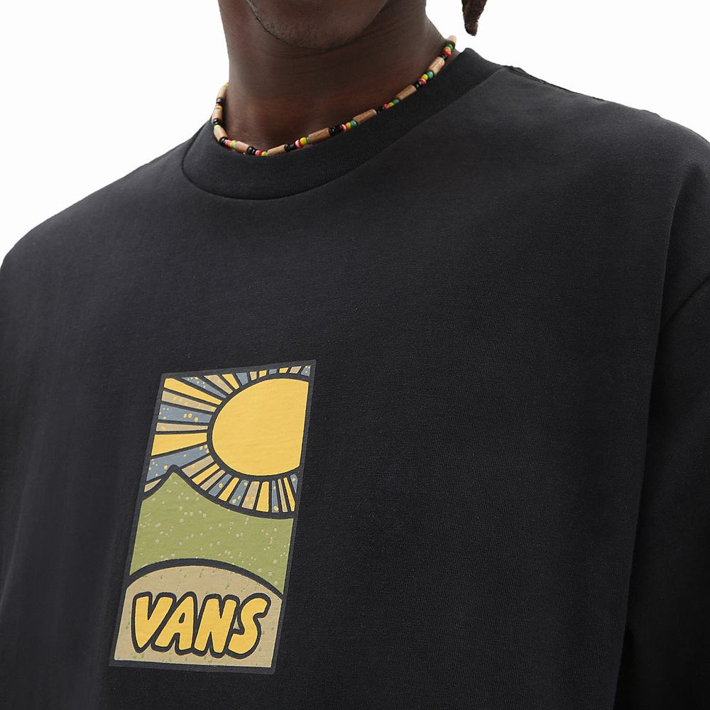 Camiseta Vans Off The Wall Skate Classic Hombre Negras | NOL651809