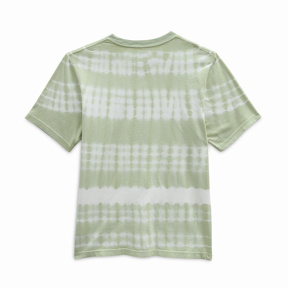 Camiseta Vans PEACE OF MIND TIE DYE SS CELADON GREEN-TIE DYE Niños Verde | OTF523016