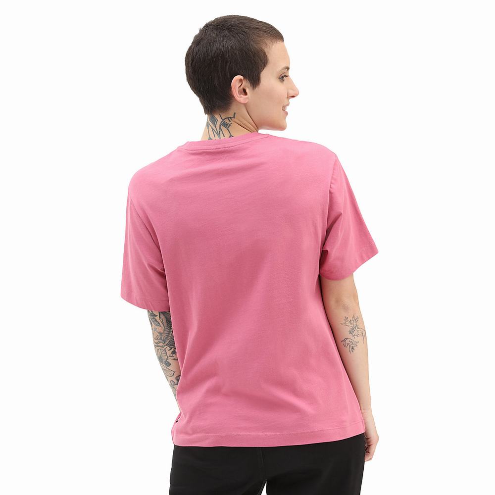 Camiseta Vans Patched up Pocket Mujer Rosas | RKF162580