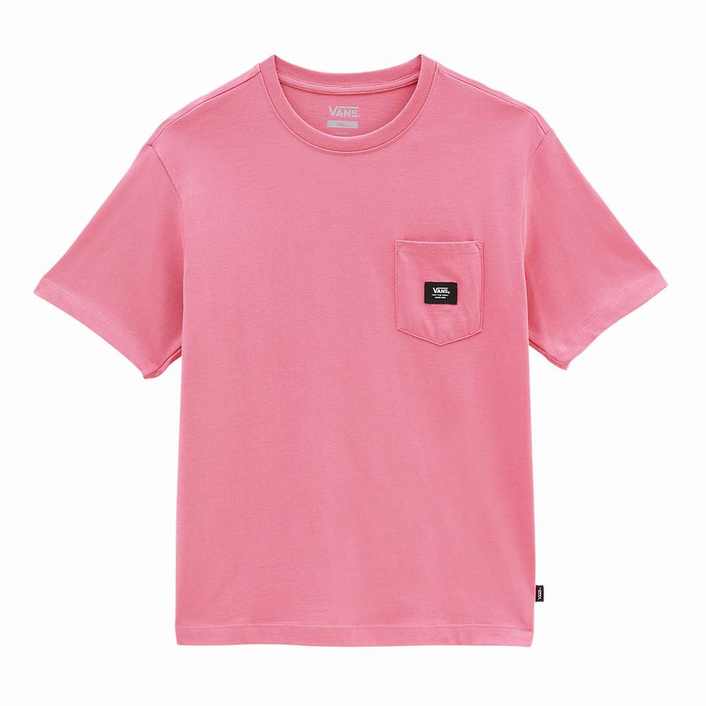 Camiseta Vans Patched up Pocket Mujer Rosas | RKF162580