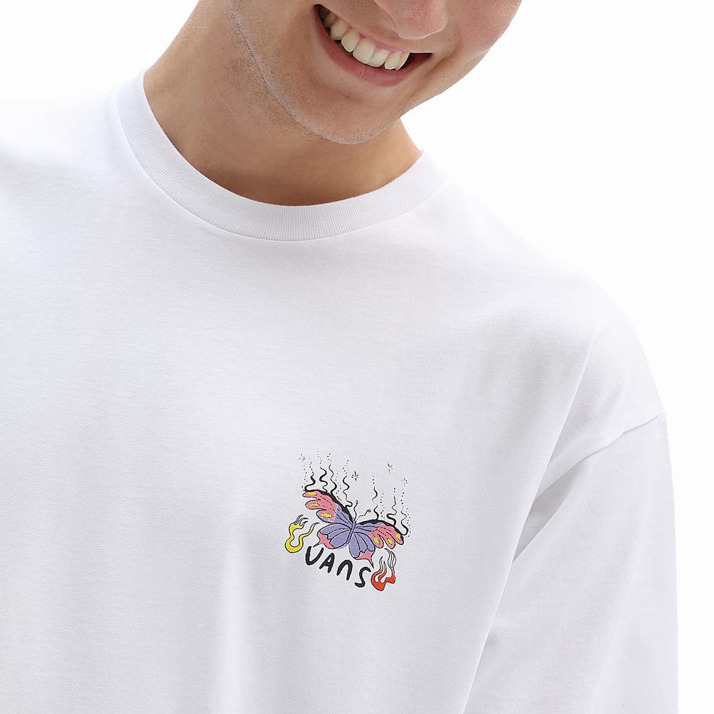 Camiseta Vans Pride OTW Gallery III Hombre Blancas | GNO763952